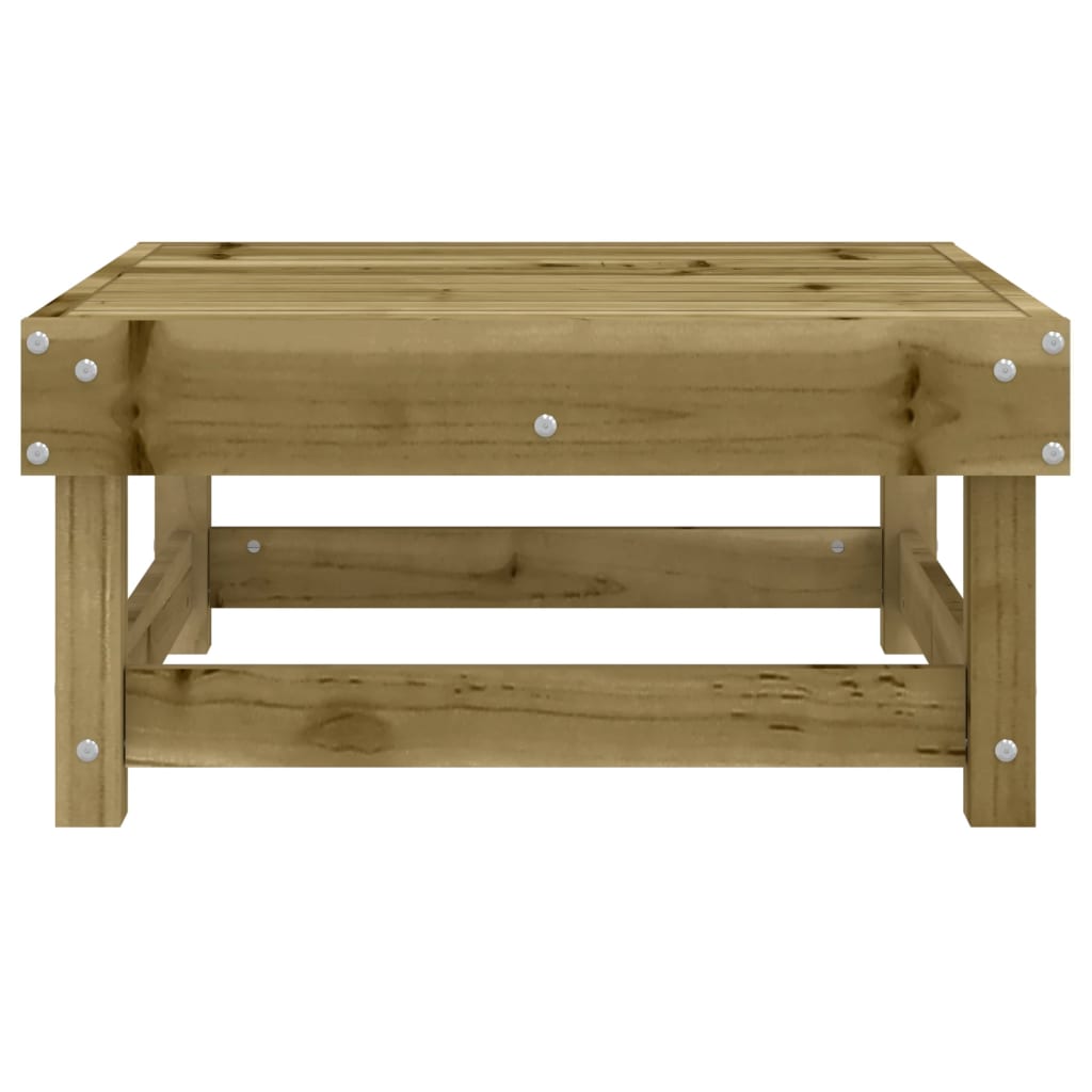 vidaXL Garden Footstool Impregnated Wood Pine