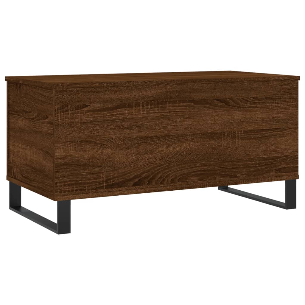 vidaXL Coffee Table Brown Oak 90x44.5x45 cm Engineered Wood