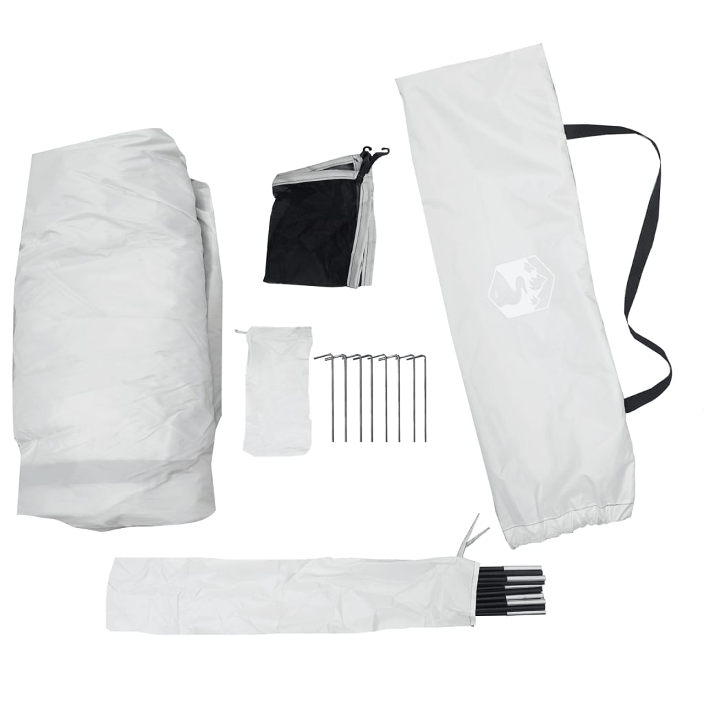 vidaXL Beach Tent Grey Waterproof