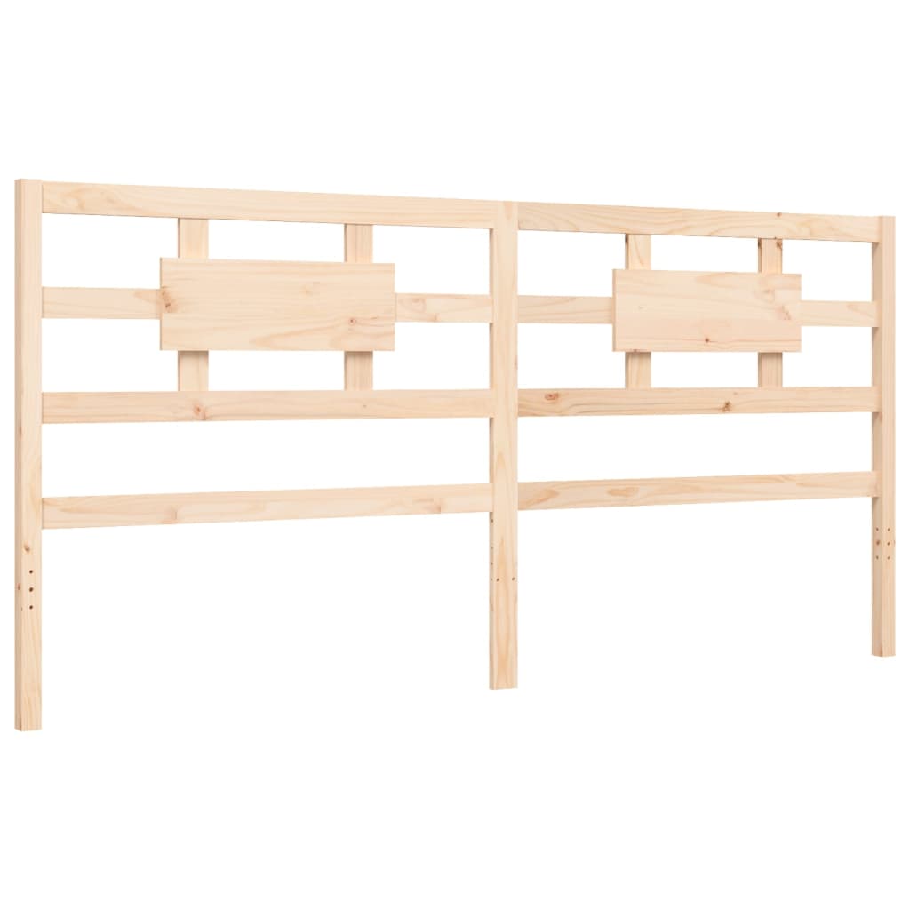 vidaXL Bed Frame without Mattress Super King Size Solid Wood