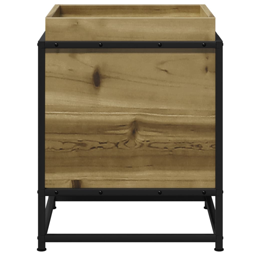 vidaXL Garden Planter 40x40x50 cm Impregnated Wood Pine