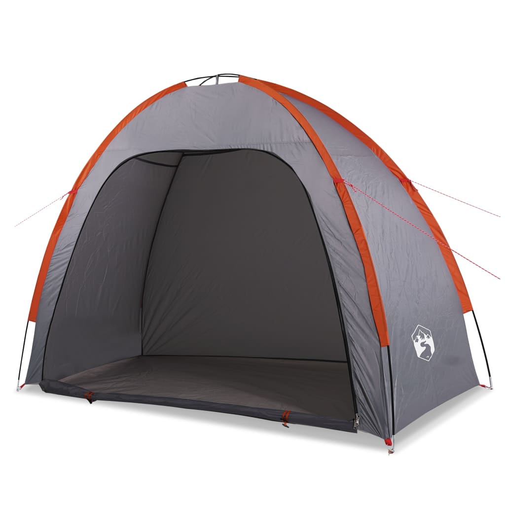 vidaXL Storage Tent Grey and Orange Waterproof