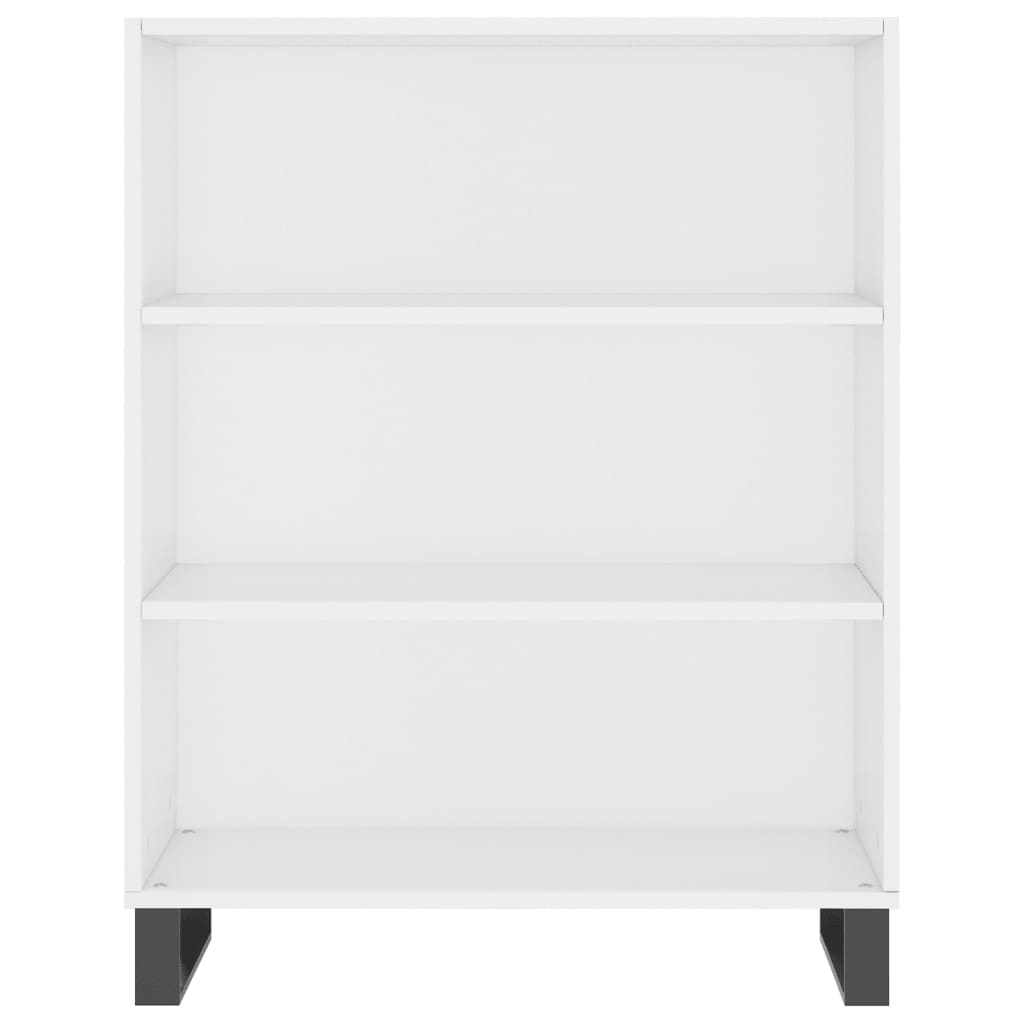 vidaXL Highboard High Gloss White 69.5x34x180 cm Engineered Wood