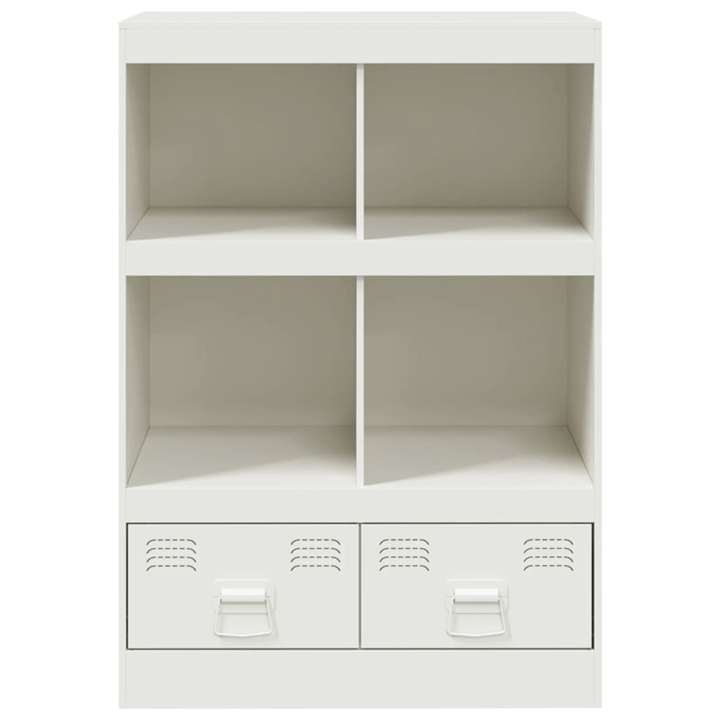 vidaXL Highboard White 67x39x95 cm Steel