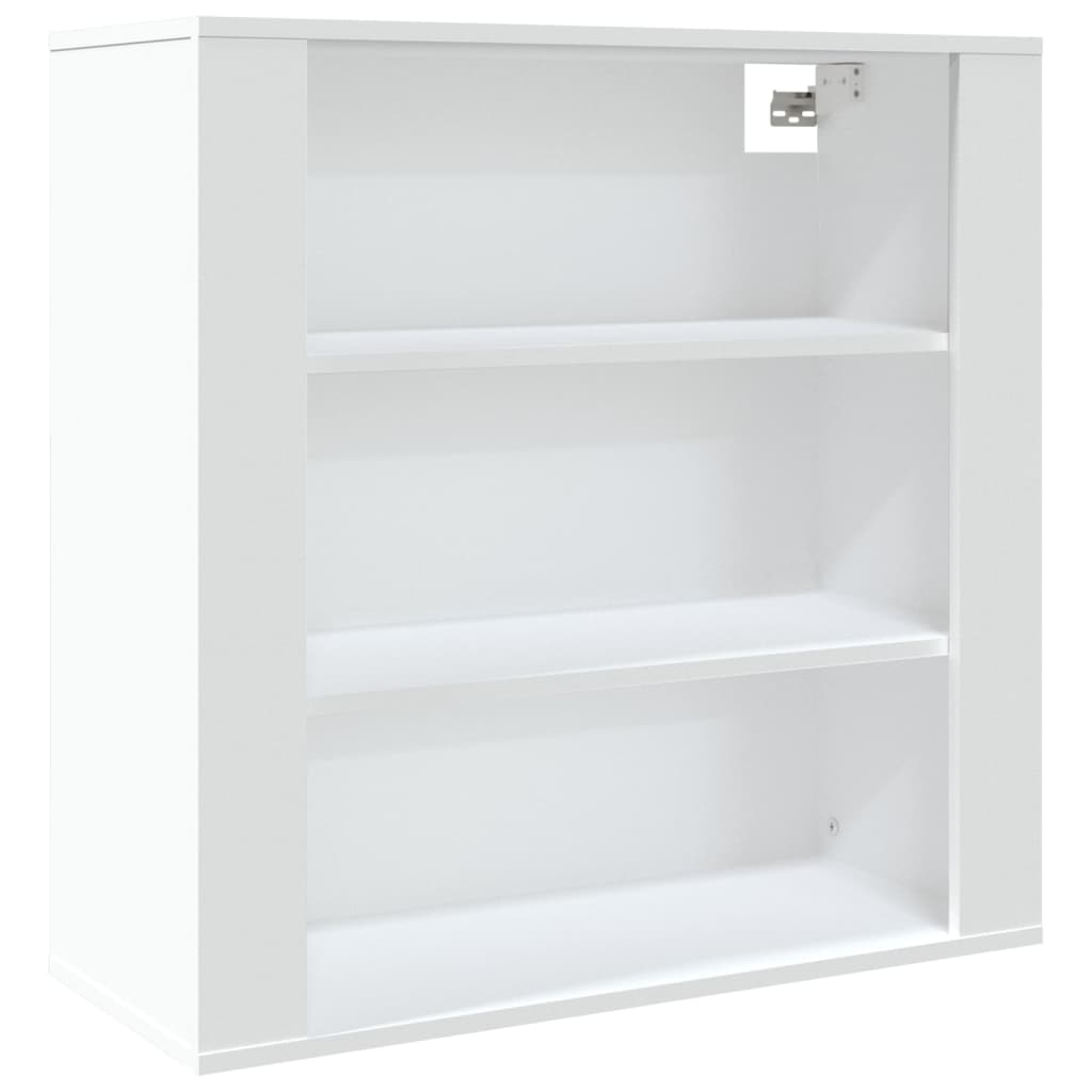 vidaXL Wall Cabinet White 80x33x80 cm Engineered Wood