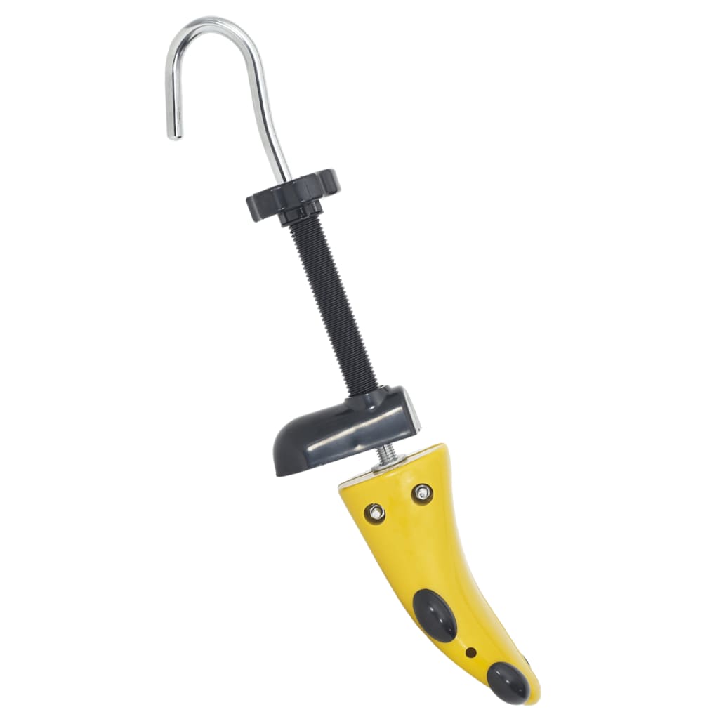 vidaXL Shoe Stretchers with Shoe Horn Yellow EU 37-41 Plastic