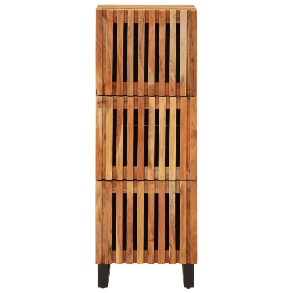 vidaXL Highboard 40x34x110 cm Solid Wood Acacia