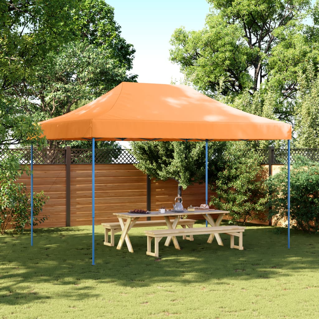 vidaXL Foldable Party Tent Pop-Up Orange 410x279x315 cm