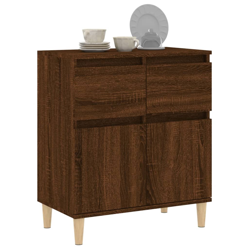 vidaXL Sideboard Brown Oak 60x35x70 cm Engineered Wood