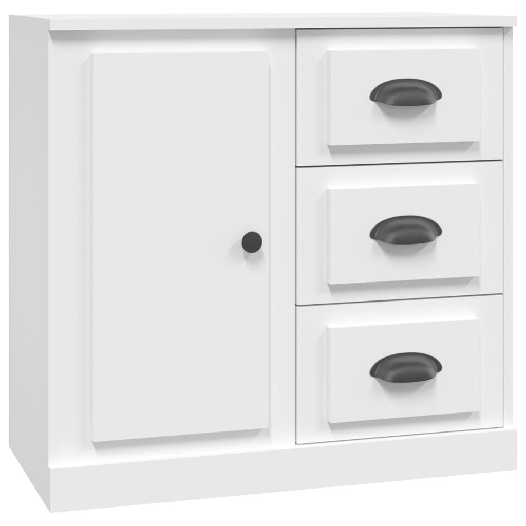 vidaXL Sideboards 3 pcs White Engineered Wood