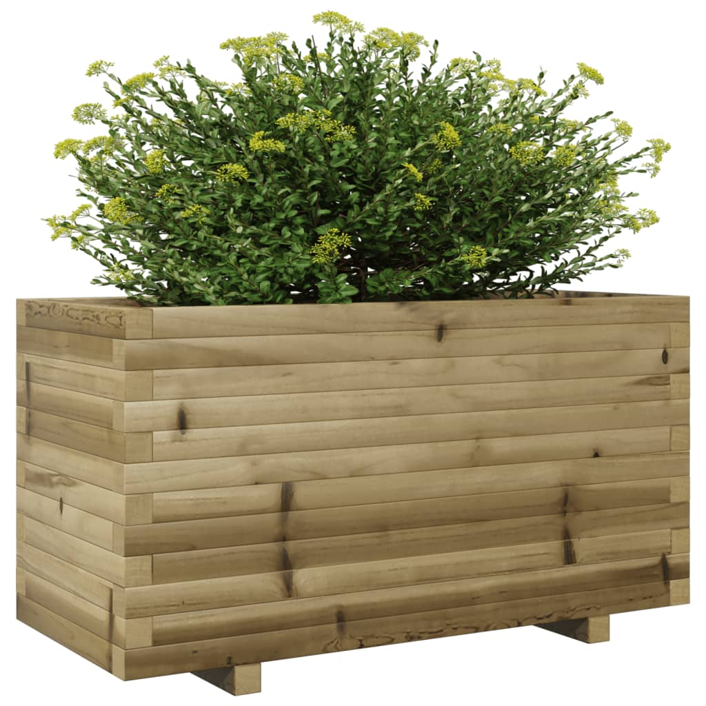 vidaXL Garden Planter 90x40x49.5 cm Impregnated Wood Pine