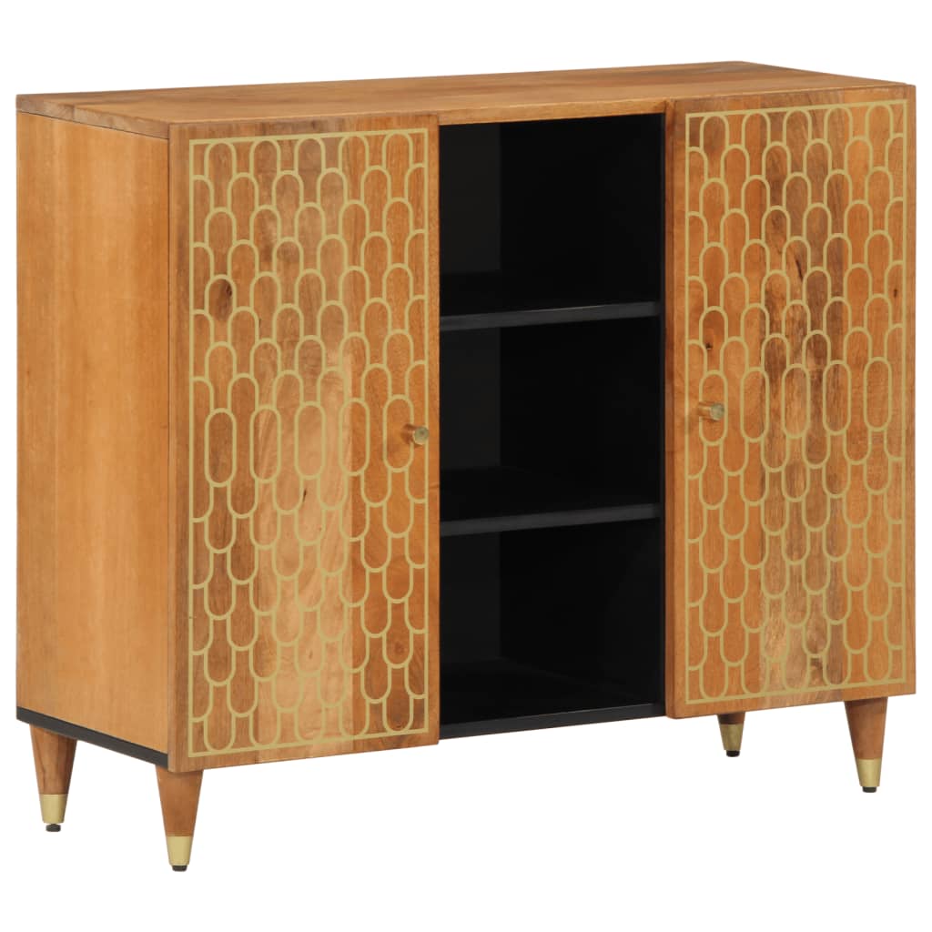 vidaXL Side Cabinet 90x33x75 cm Solid Wood Mango