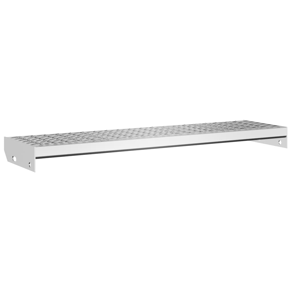 vidaXL Grate Step 90x24x7 cm Galvanised Steel