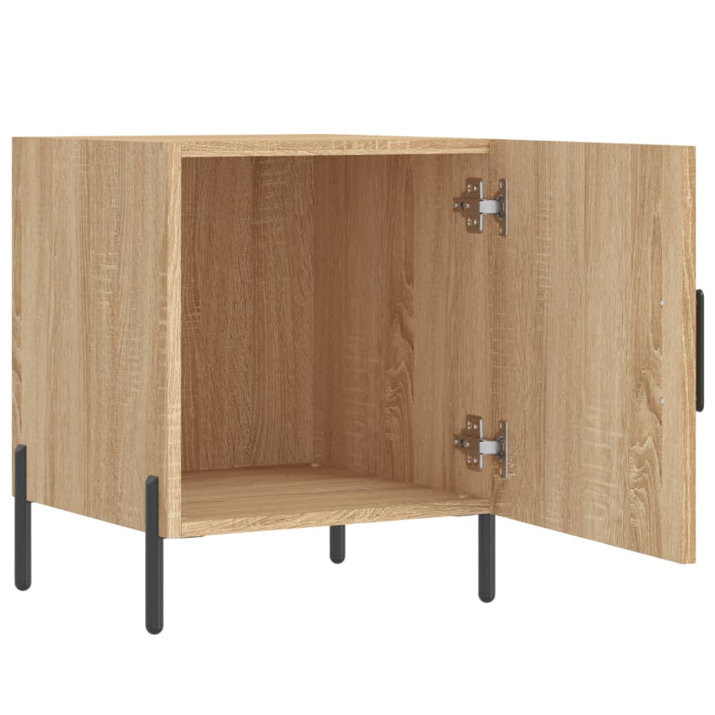 vidaXL Bedside Cabinet Sonoma Oak 40x40x50 cm Engineered Wood