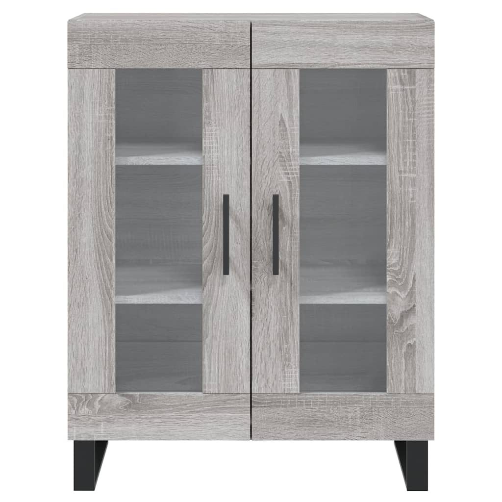 vidaXL Sideboard Grey Sonoma 69.5x34x90 cm Engineered Wood