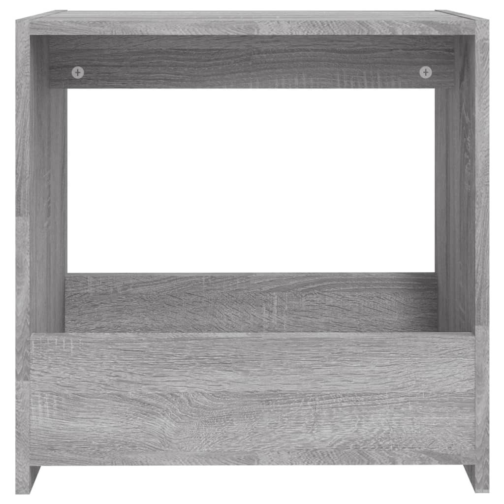 vidaXL Side Table Grey Sonoma 50x26x50 cm Engineered Wood