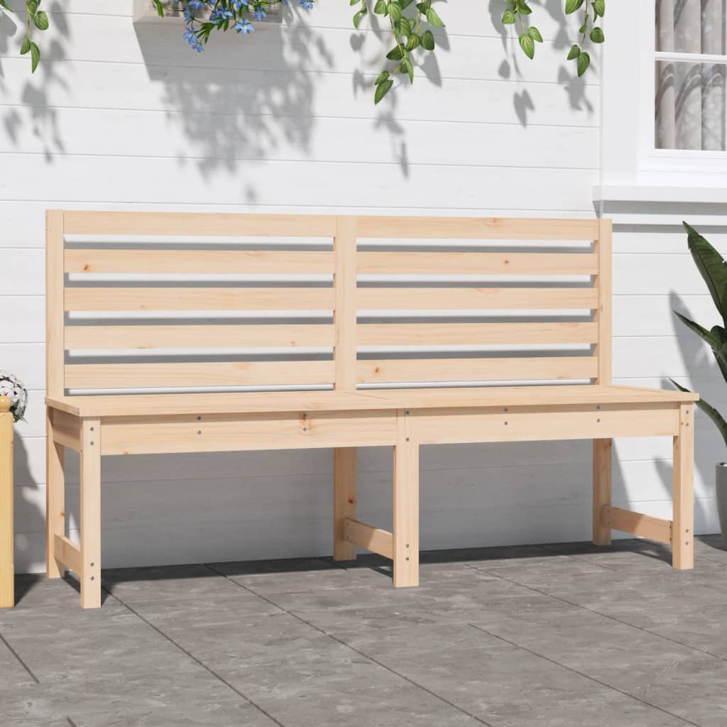 vidaXL Garden Bench 157.5 cm Solid Wood Pine