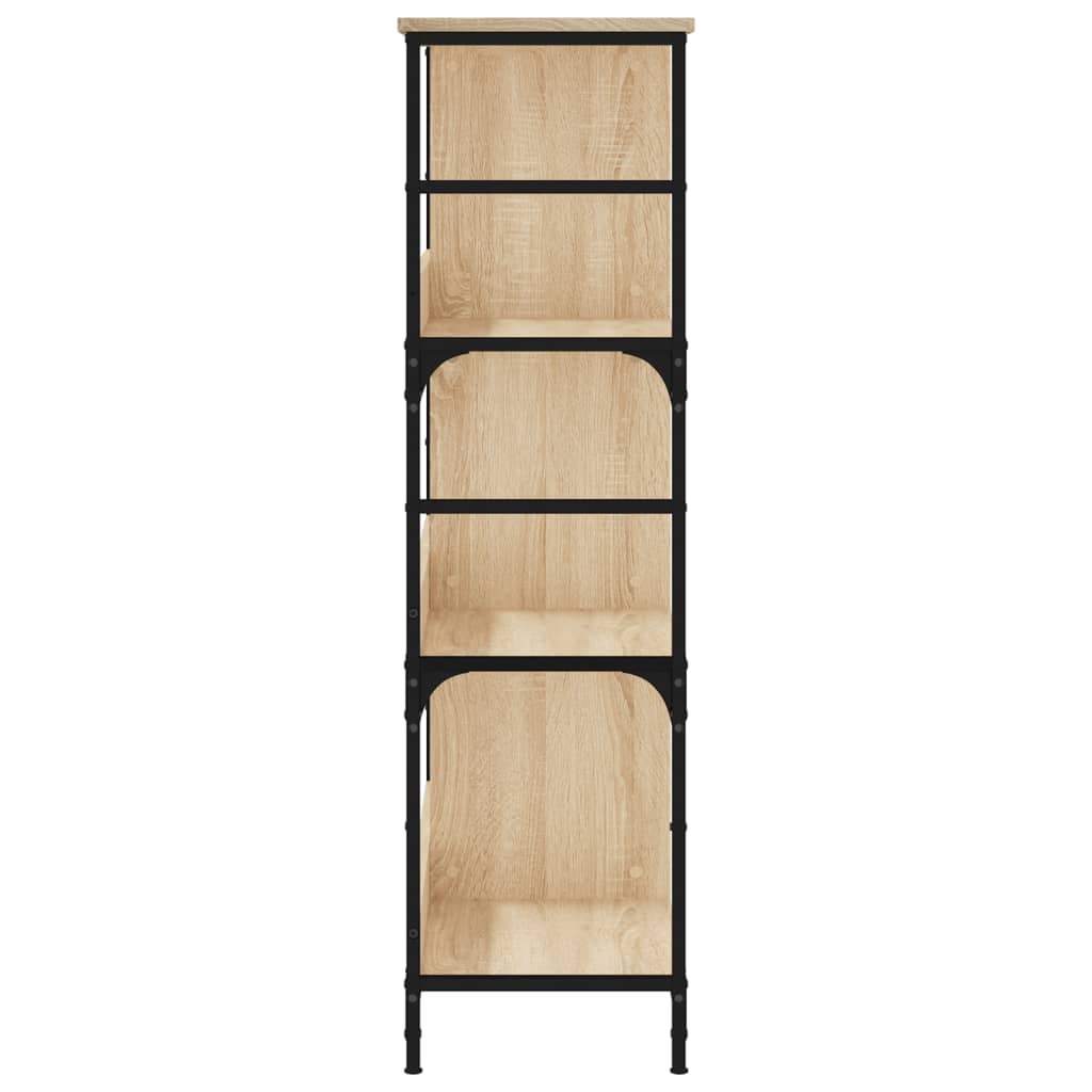 vidaXL Bookshelf Sonoma Oak 78.5x33x117.5 cm Engineered Wood