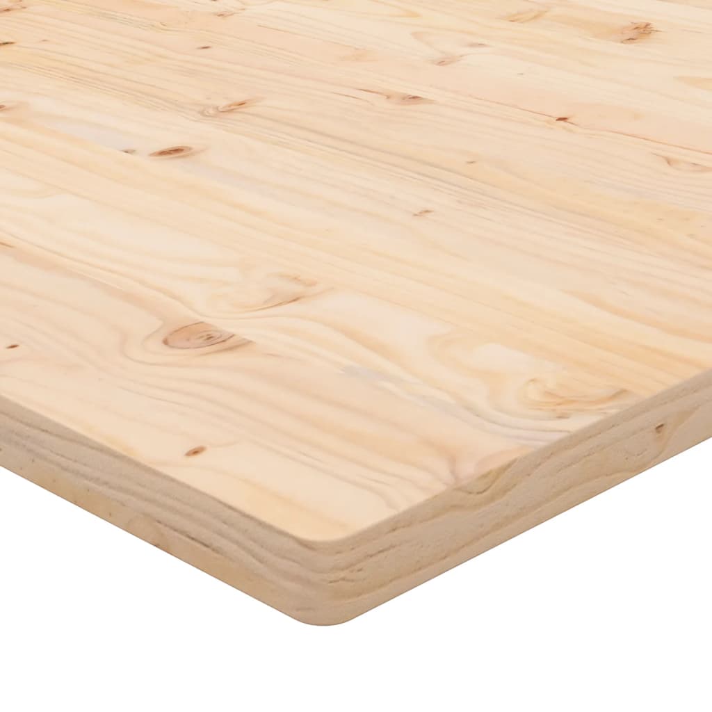 vidaXL Table Top 90x90x2.5 cm Solid Wood Pine Square