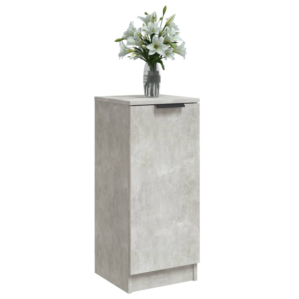 vidaXL Sideboard Concrete Grey 30x30x70 cm Engineered Wood