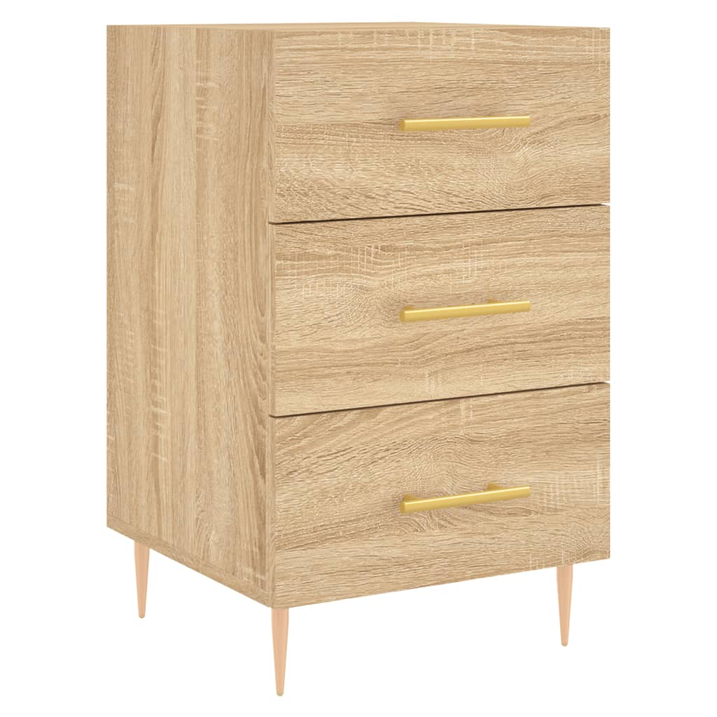 vidaXL Bedside Cabinet Sonoma Oak 40x40x66 cm Engineered Wood