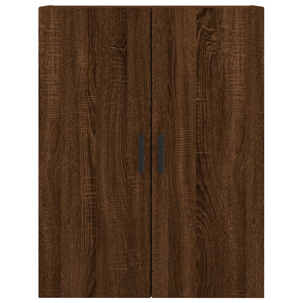 vidaXL Wall Mounted Cabinet Brown Oak 69.5x34x90 cm