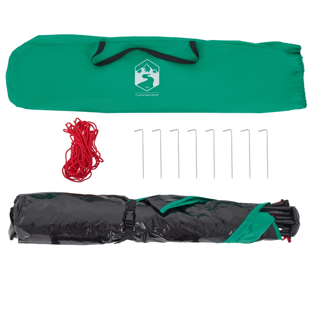 vidaXL Beach Tent 2-Person Sea Green Quick Release Waterproof