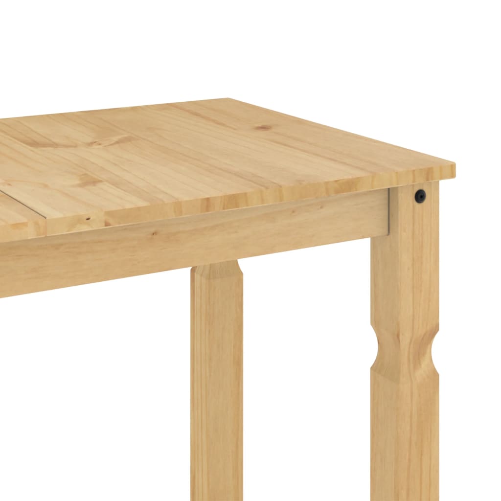 vidaXL Dining Table Corona 112x60x75 cm Solid Wood Pine