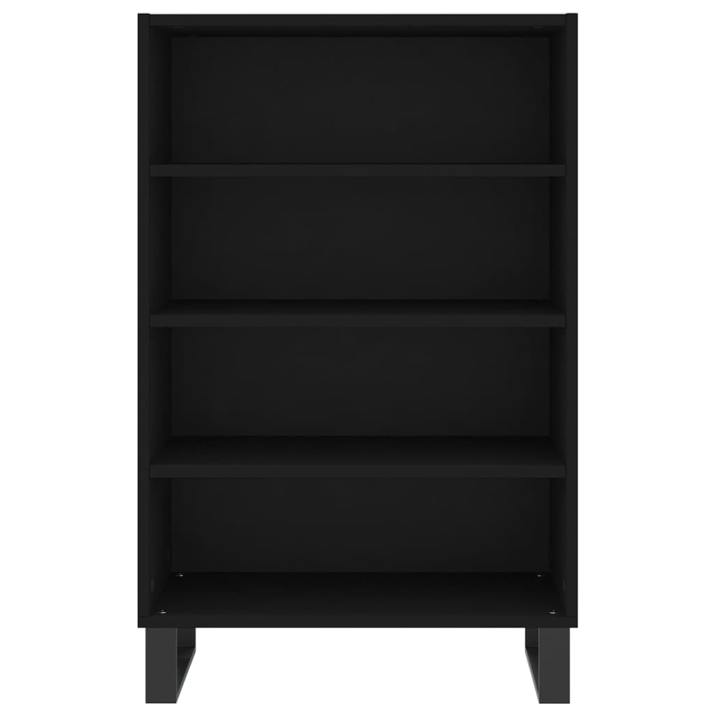 vidaXL Highboard Black 57x35x90 cm Engineered Wood