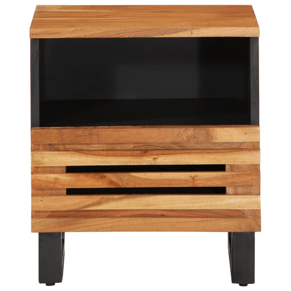 vidaXL Bedside Cabinet 40x33x46 cm Solid Wood Acacia