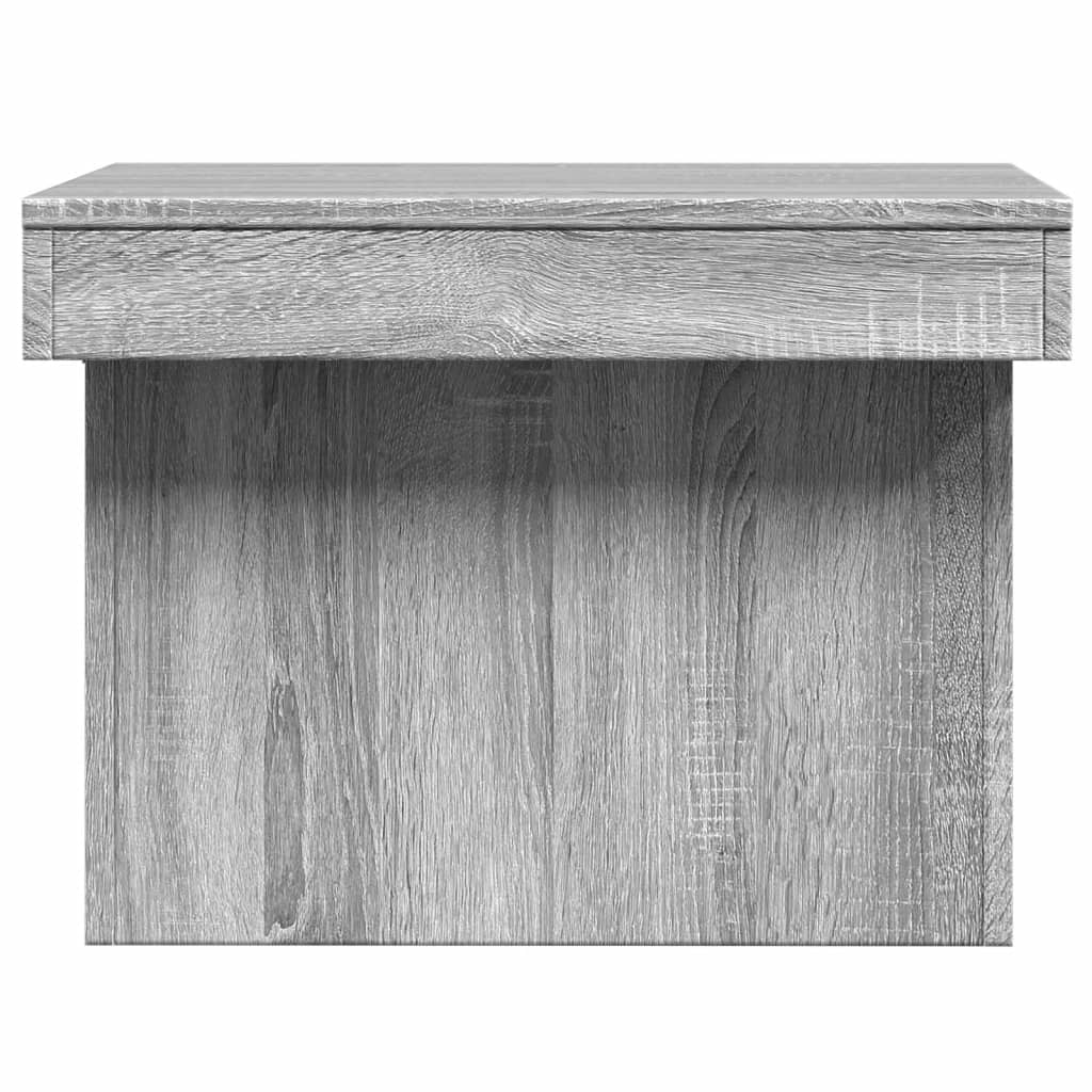 vidaXL Coffee Table Grey Sonoma 80x55x40 cm Engineered Wood