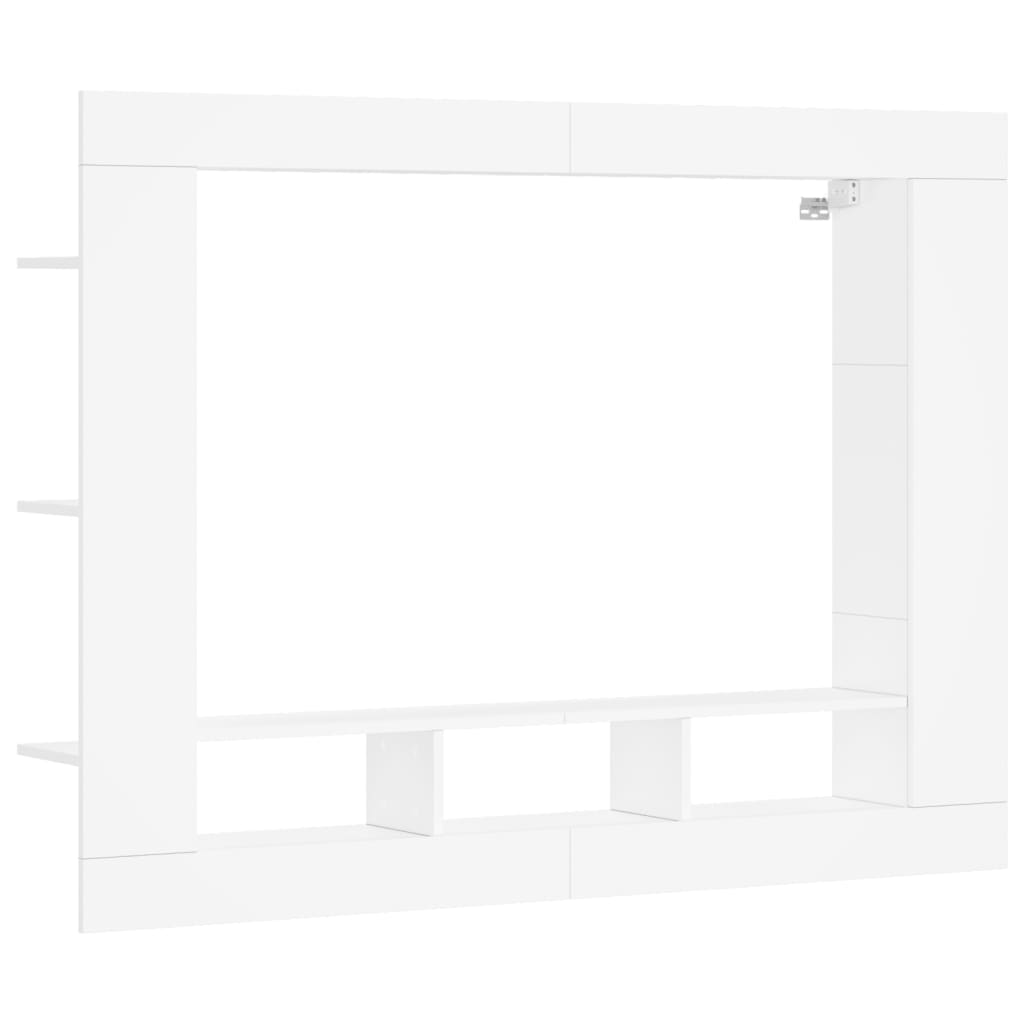 vidaXL TV Cabinet White 152x22x113 cm Engineered Wood