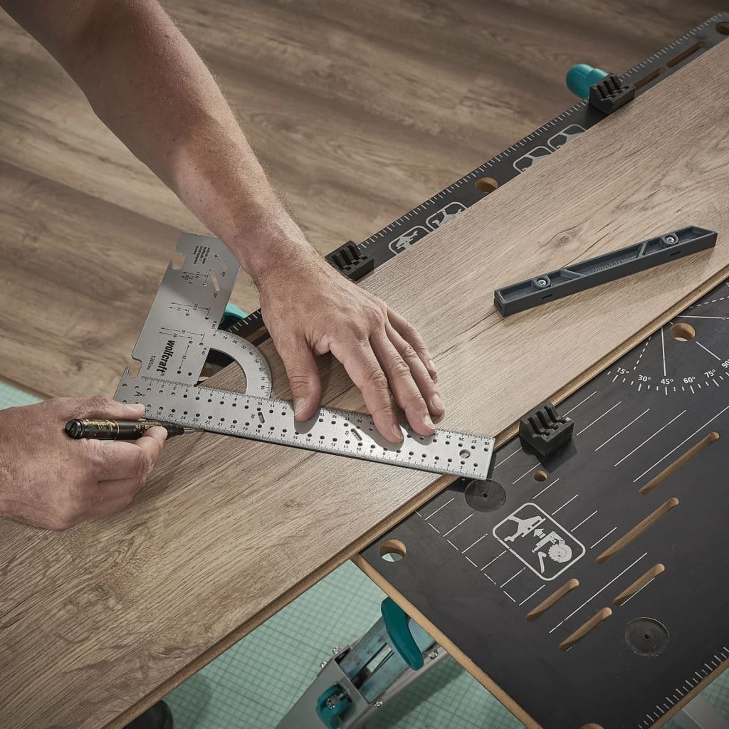 wolfcraft Essentials Tool Set for Fitting Laminate and Designing Flooring