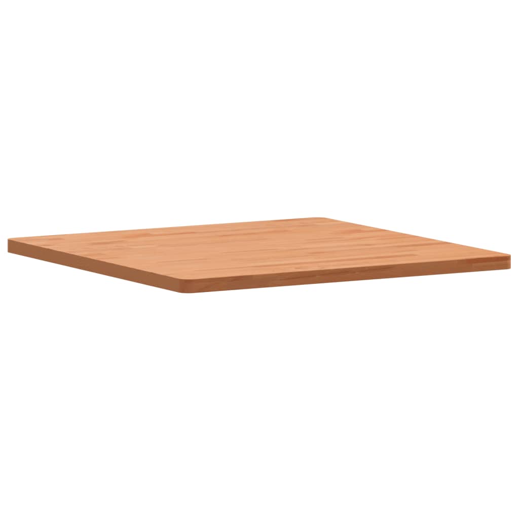 vidaXL Table Top 70x70x2.5 cm Square Solid Wood Beech