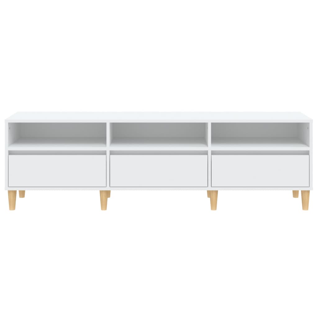 vidaXL TV Cabinet White 150x30x44.5 cm Engineered Wood