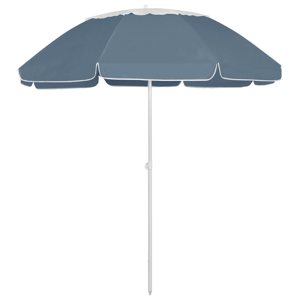 vidaXL Beach Parasol Blue 300 cm