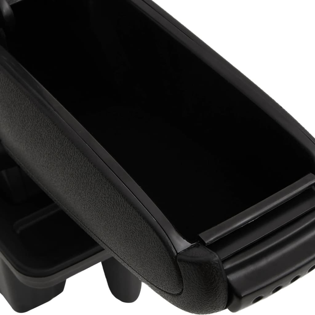 vidaXL Car Armrest Black 15x31x(28-44) cm ABS