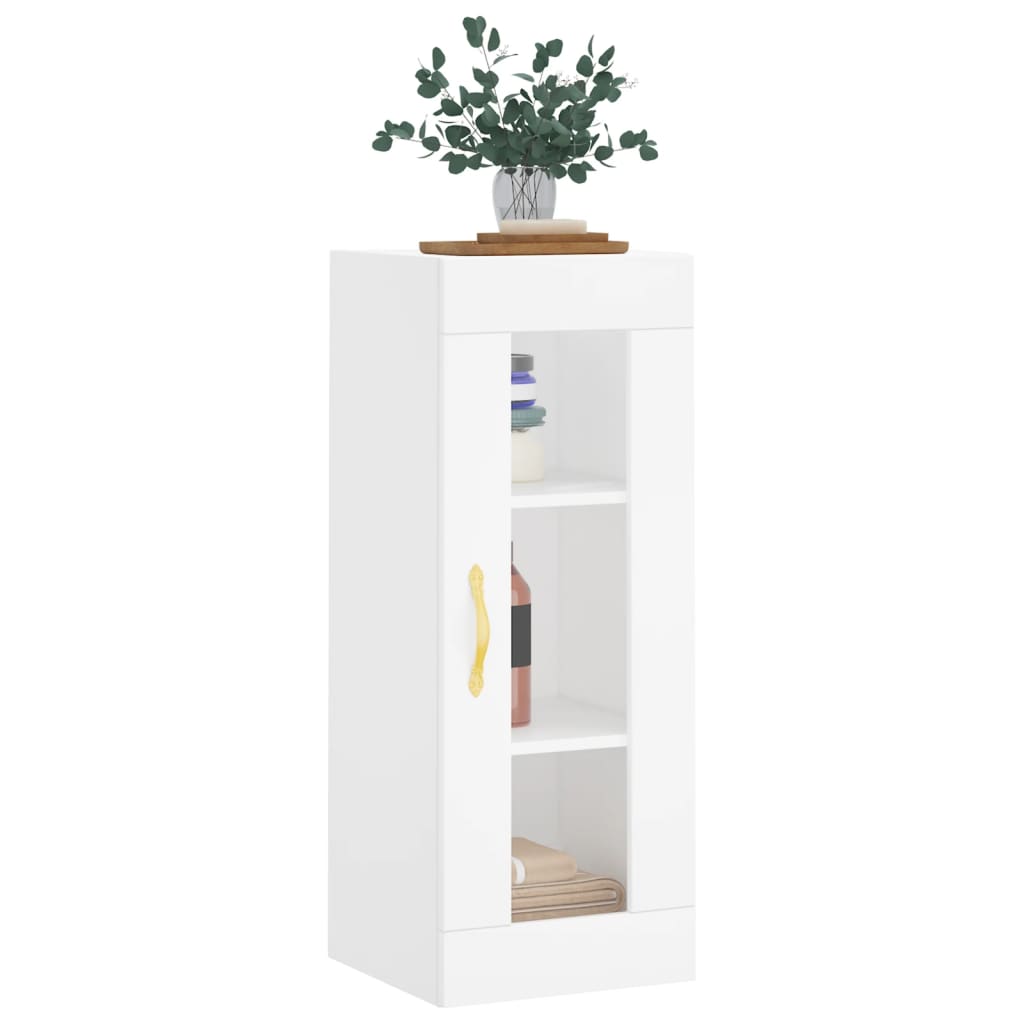 vidaXL Wall Mounted Cabinet White 34.5x34x90 cm