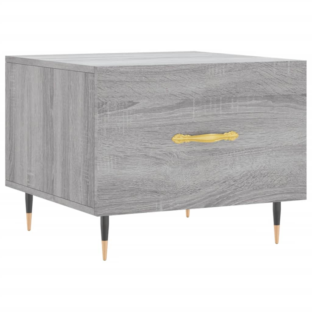 vidaXL Coffee Tables 2 pcs Grey Sonoma 50x50x40 cm Engineered Wood