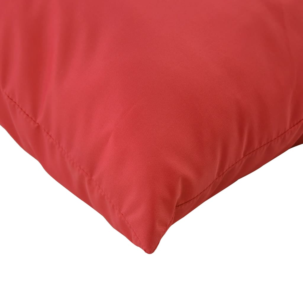 vidaXL Pallet Cushions 3 pcs Red Fabric