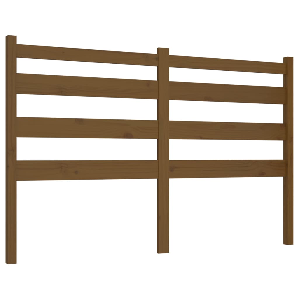 vidaXL Bed Headboard Honey Brown 206x4x100 cm Solid Wood Pine