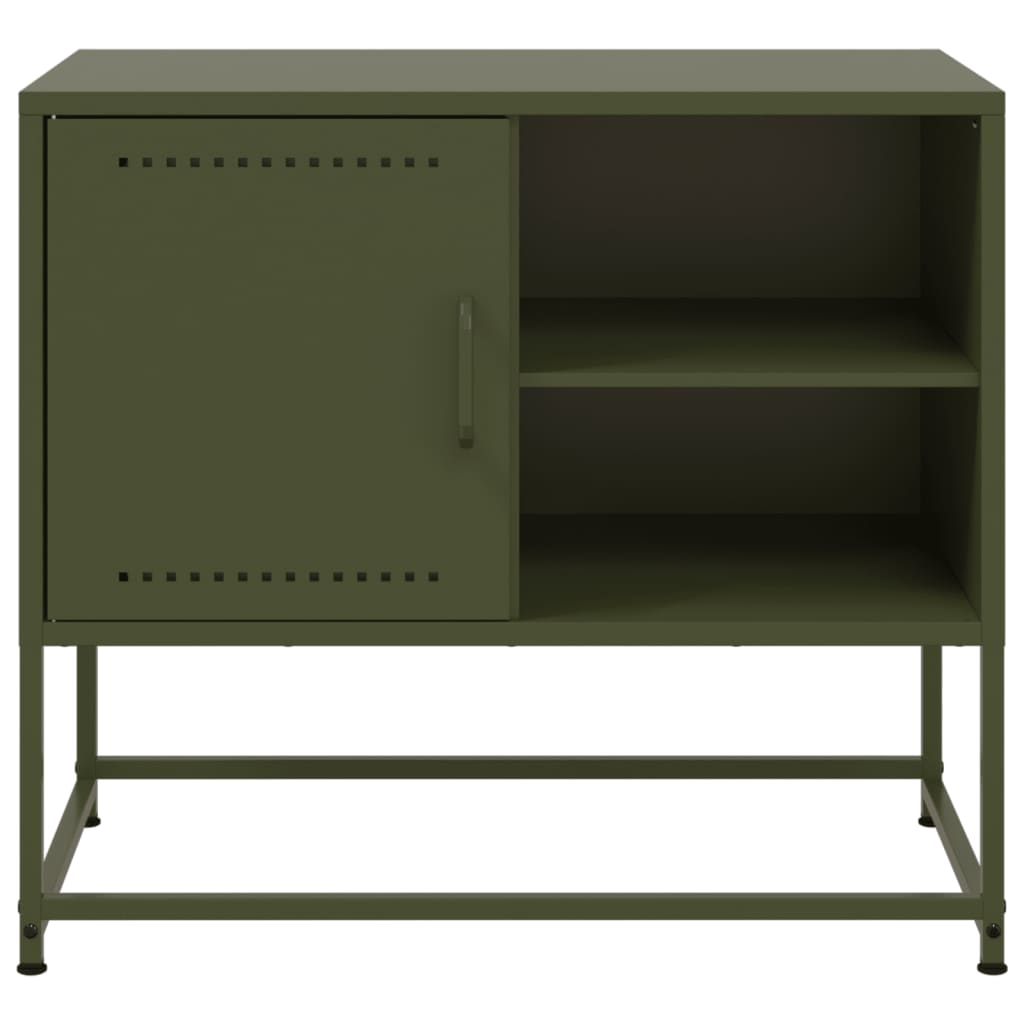 vidaXL TV Cabinet Mustard Yellow 100.5x39x60.5 cm Steel