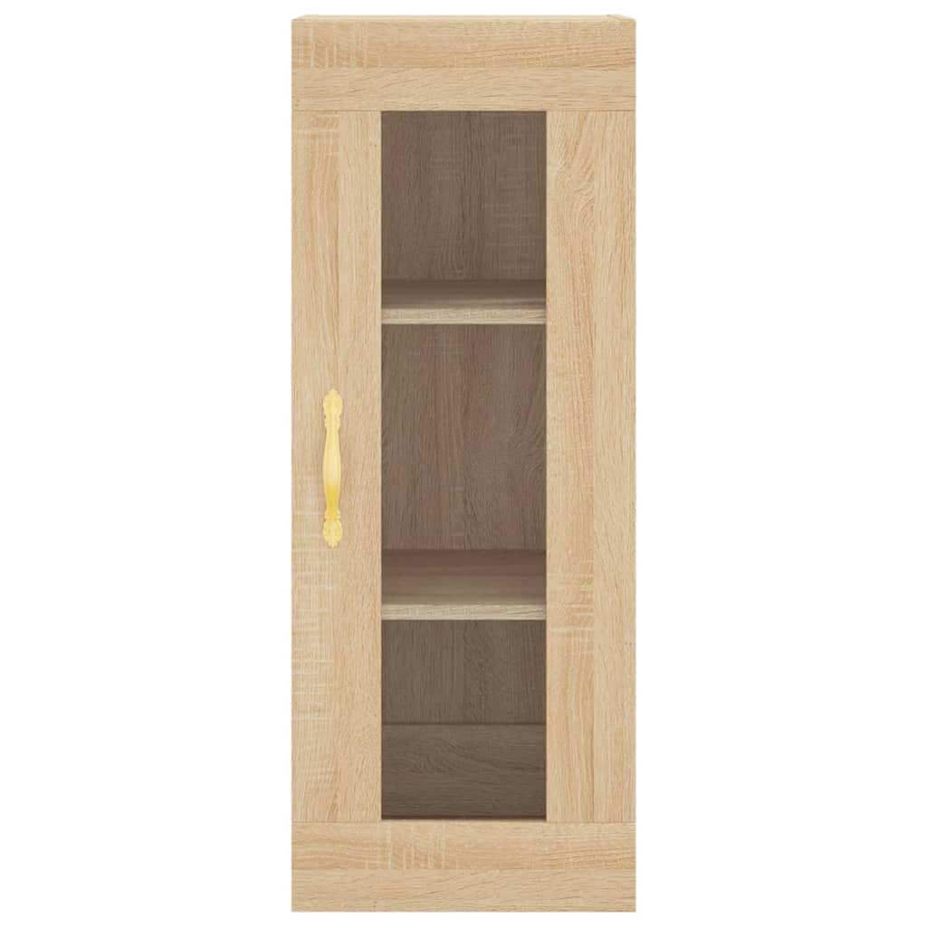 vidaXL Highboard Sonoma Oak 34.5x34x180 cm Engineered Wood