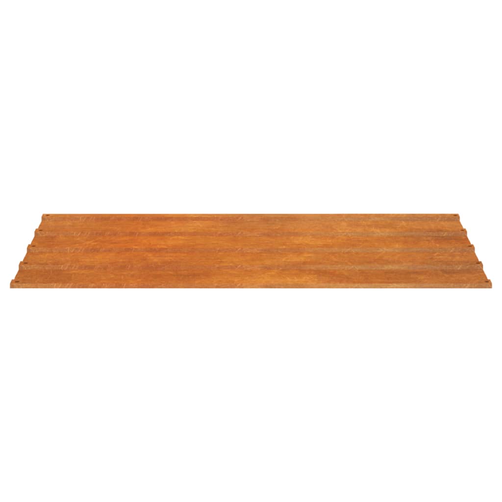 vidaXL Roof Panels 12 pcs Rusty 80x44 cm Corten Steel