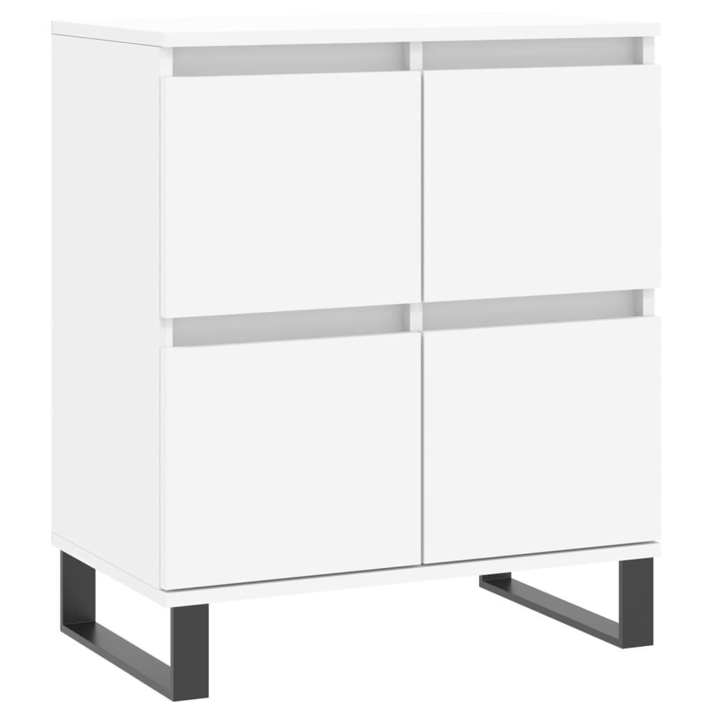 vidaXL Sideboards 2 pcs White Engineered Wood