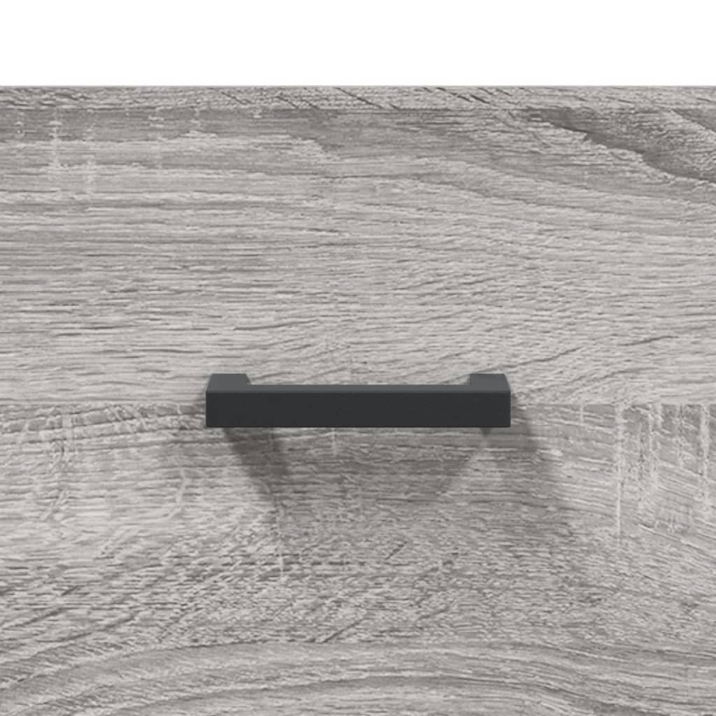 vidaXL Coffee Table Grey Sonoma 50x50x40 cm Engineered Wood