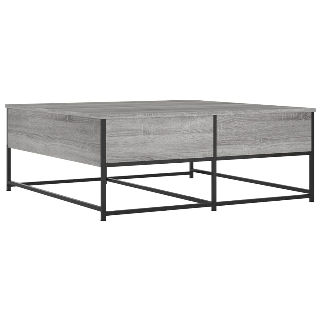 vidaXL Coffee Table Grey Sonoma 100x99x40 cm Engineered Wood