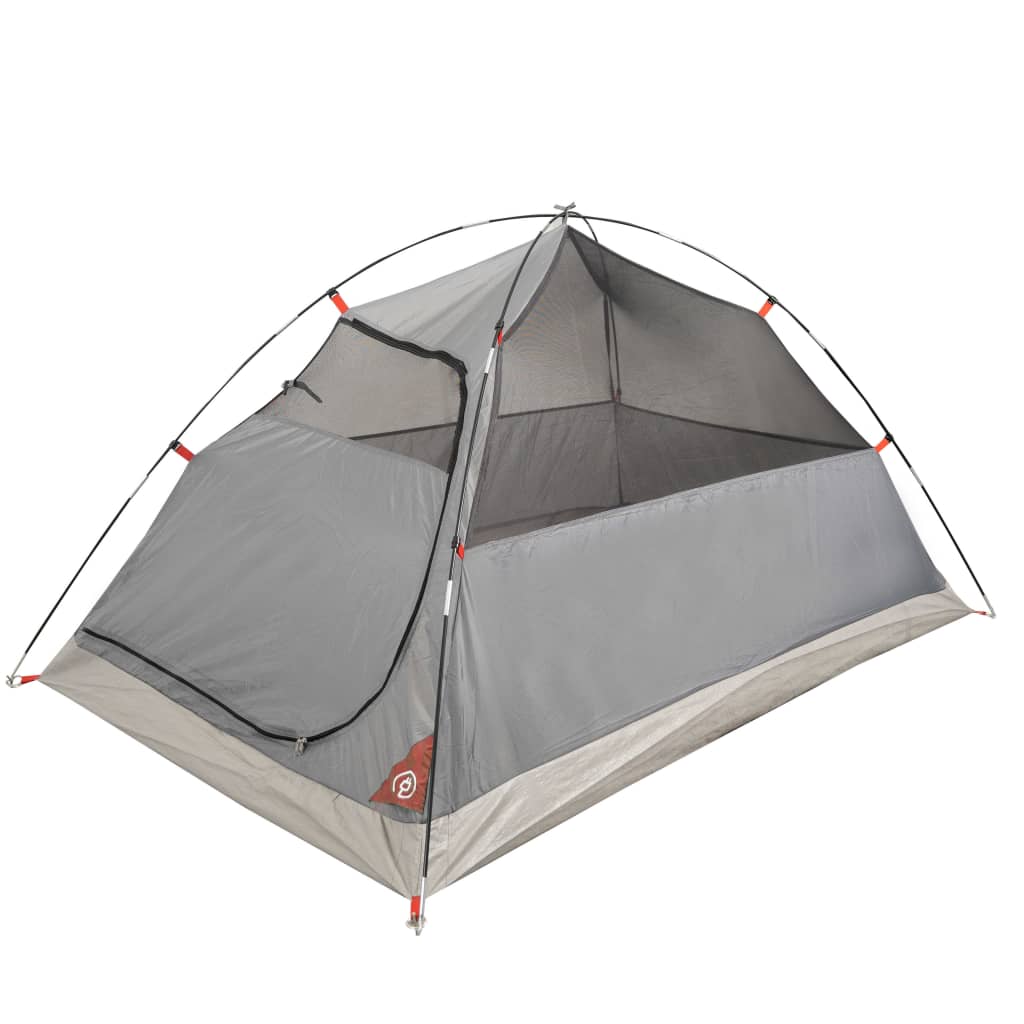 vidaXL Camping Tent Dome 3-Person Orange Waterproof