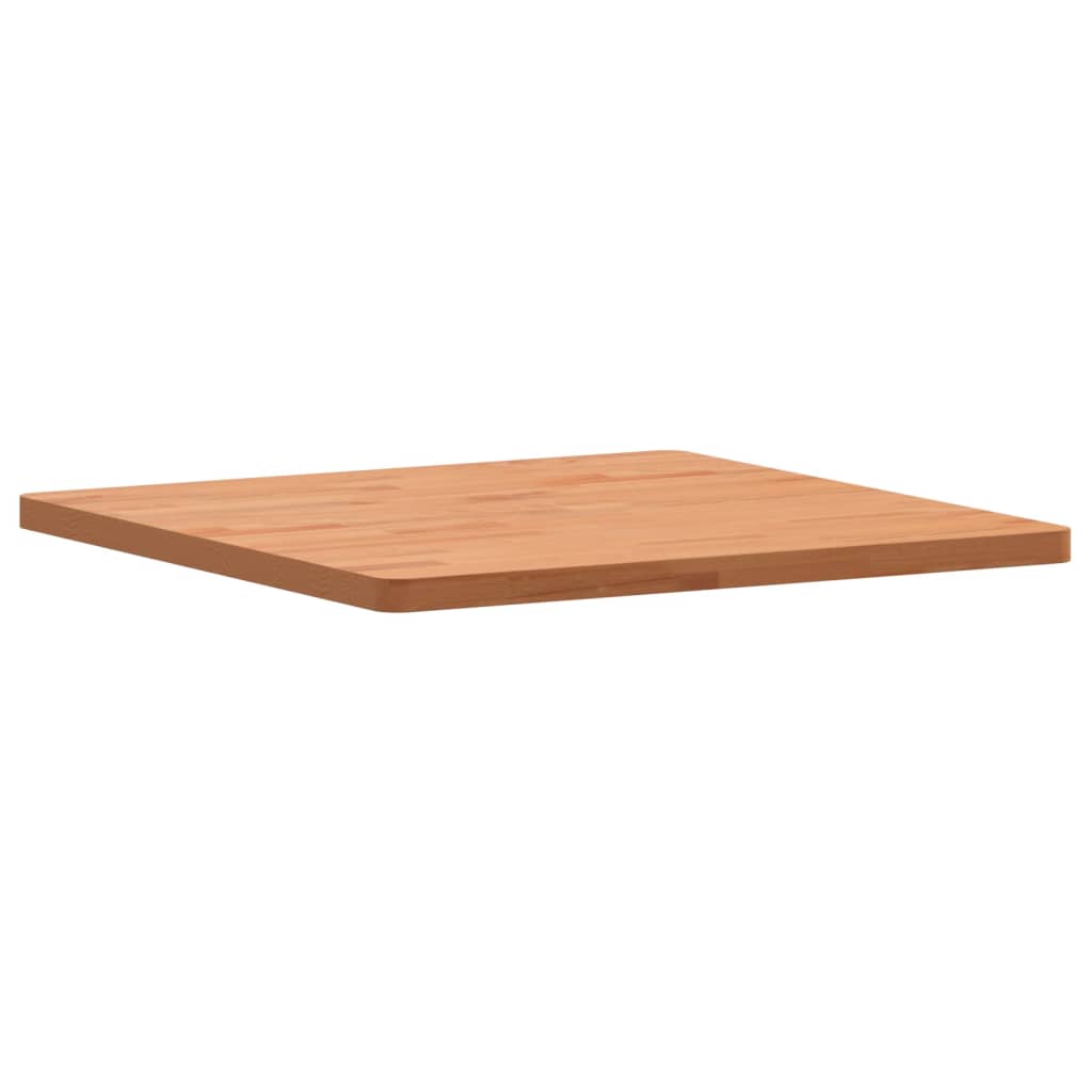 vidaXL Table Top 60x60x2.5 cm Square Solid Wood Beech