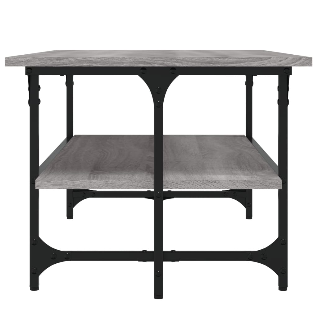 vidaXL Coffee Table Grey Sonoma 100x50x40 cm Engineered Wood